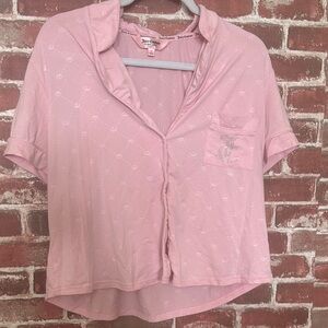 Juicy Couture Light Pink Button Down Shirt